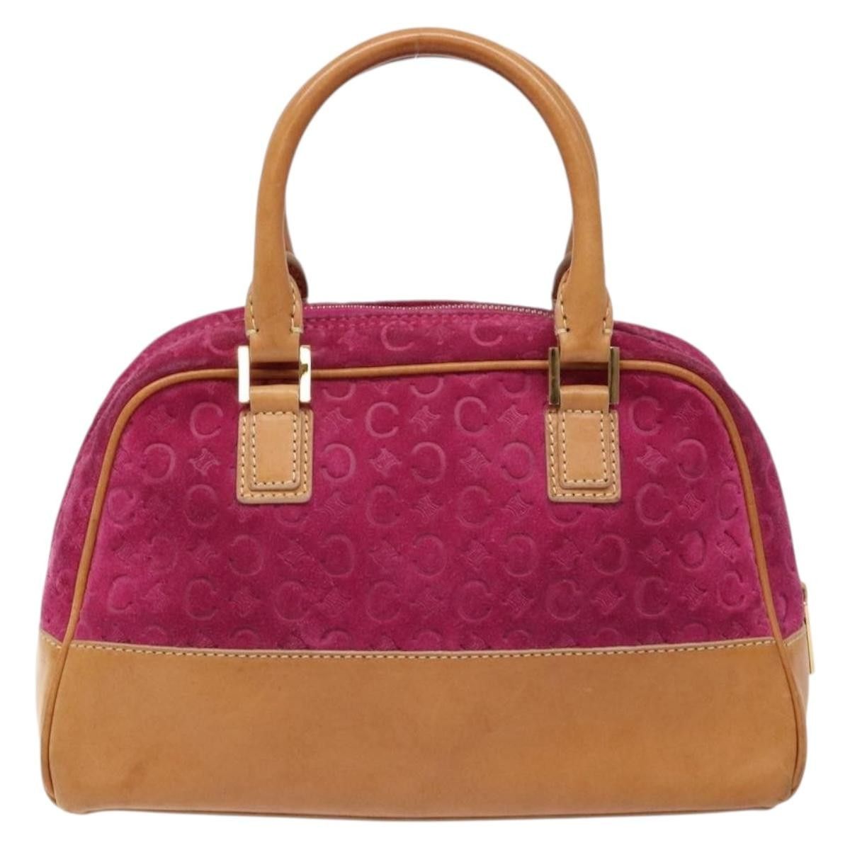 Celine Vintage Macadam Handbag C Macadam Suede