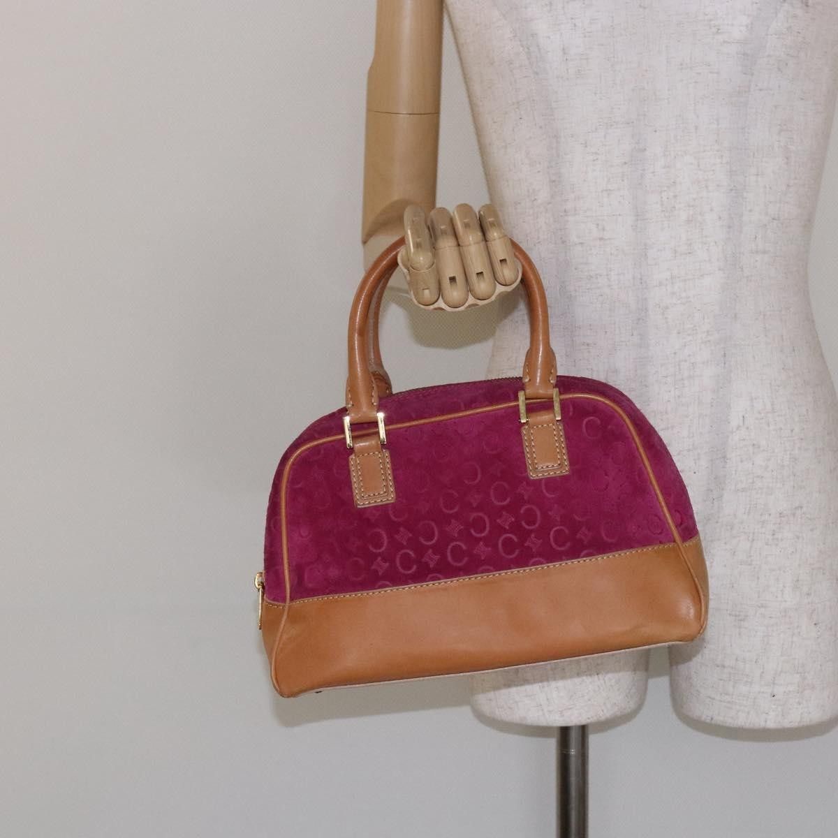 Celine Vintage Macadam Handbag C Macadam Suede