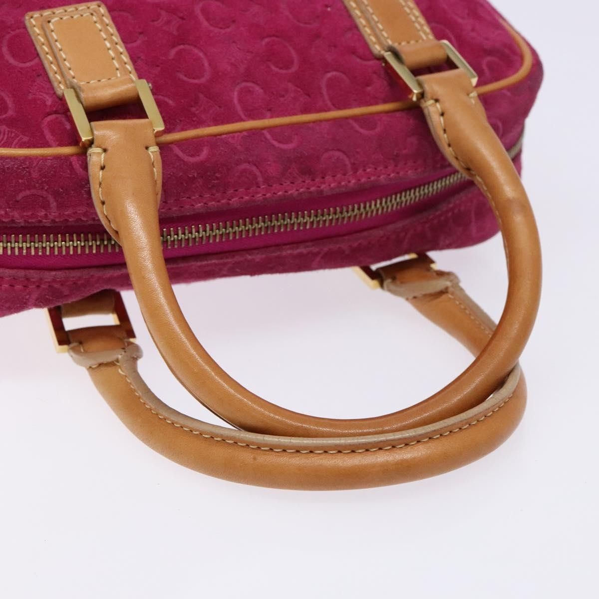 Celine Vintage Macadam Handbag C Macadam Suede