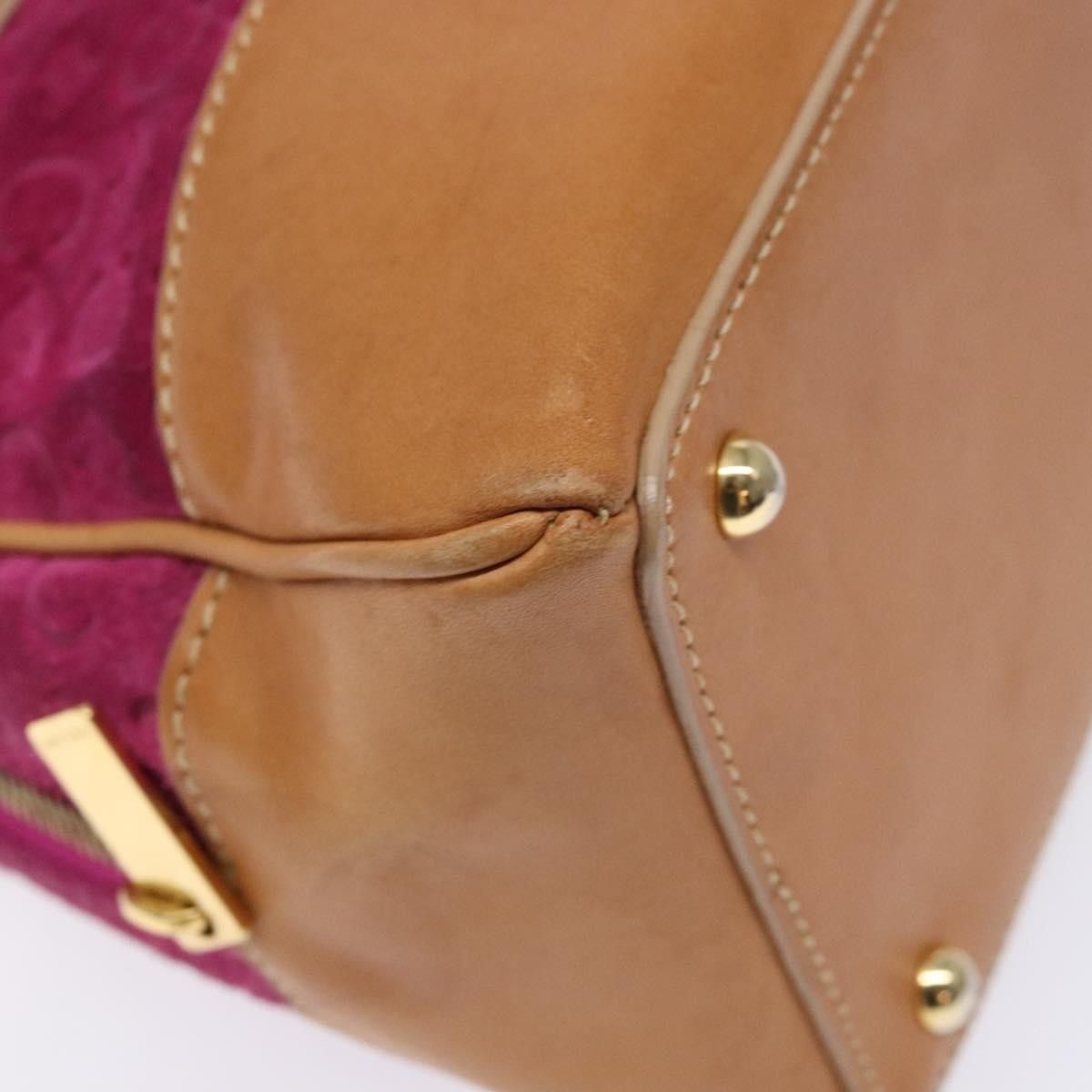 Celine Vintage Macadam Handbag C Macadam Suede