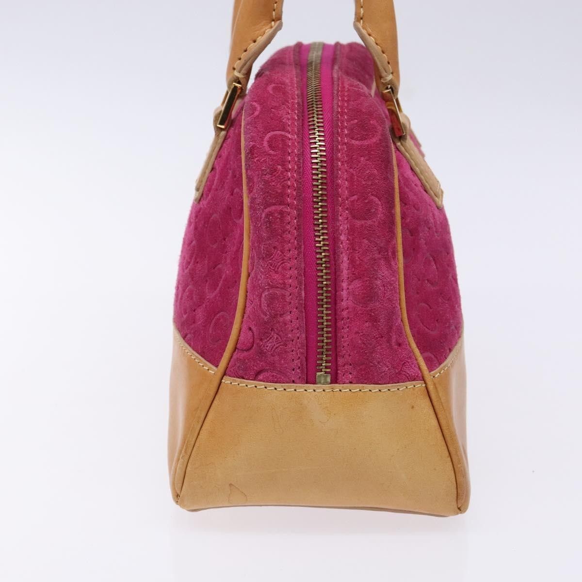 Celine Vintage Macadam Handbag C Macadam Suede