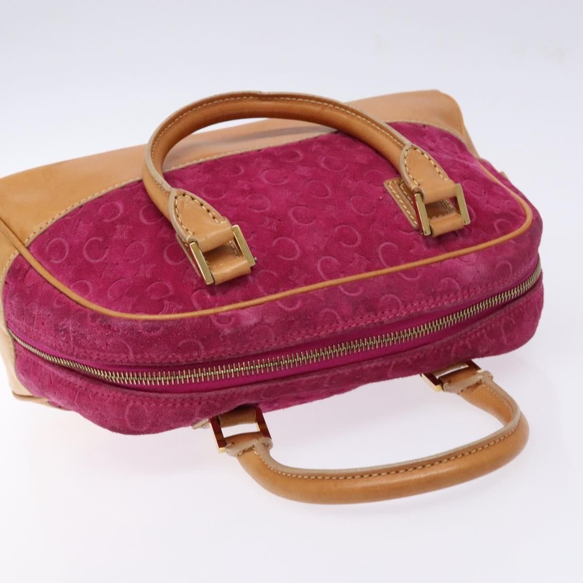 Celine Vintage Macadam Handbag C Macadam Suede