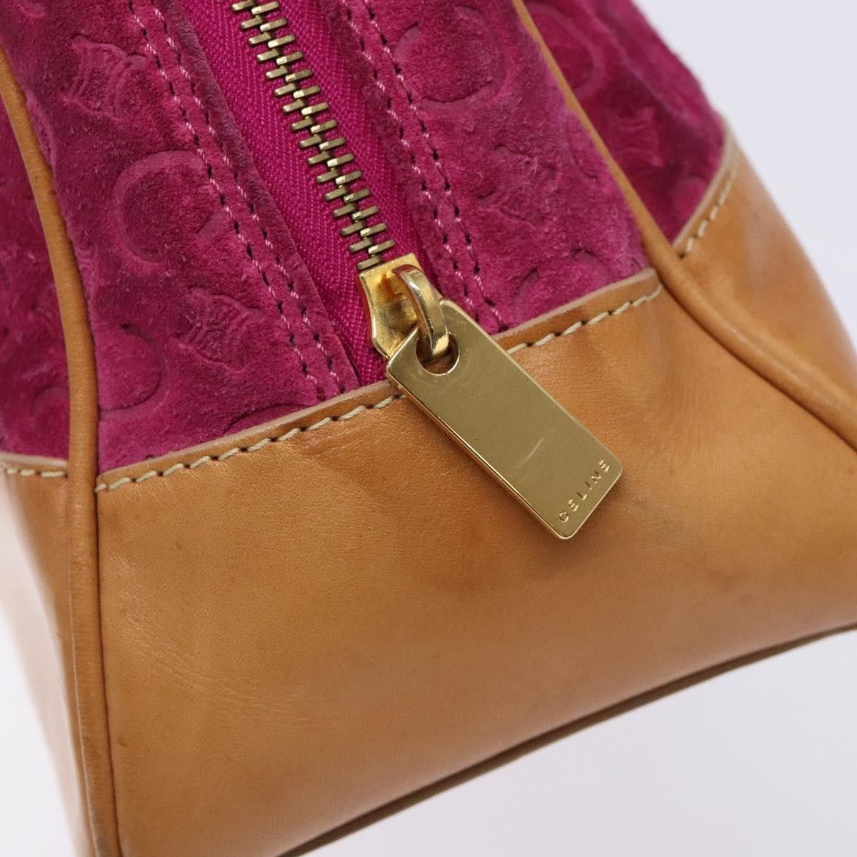 Celine Vintage Macadam Handbag C Macadam Suede