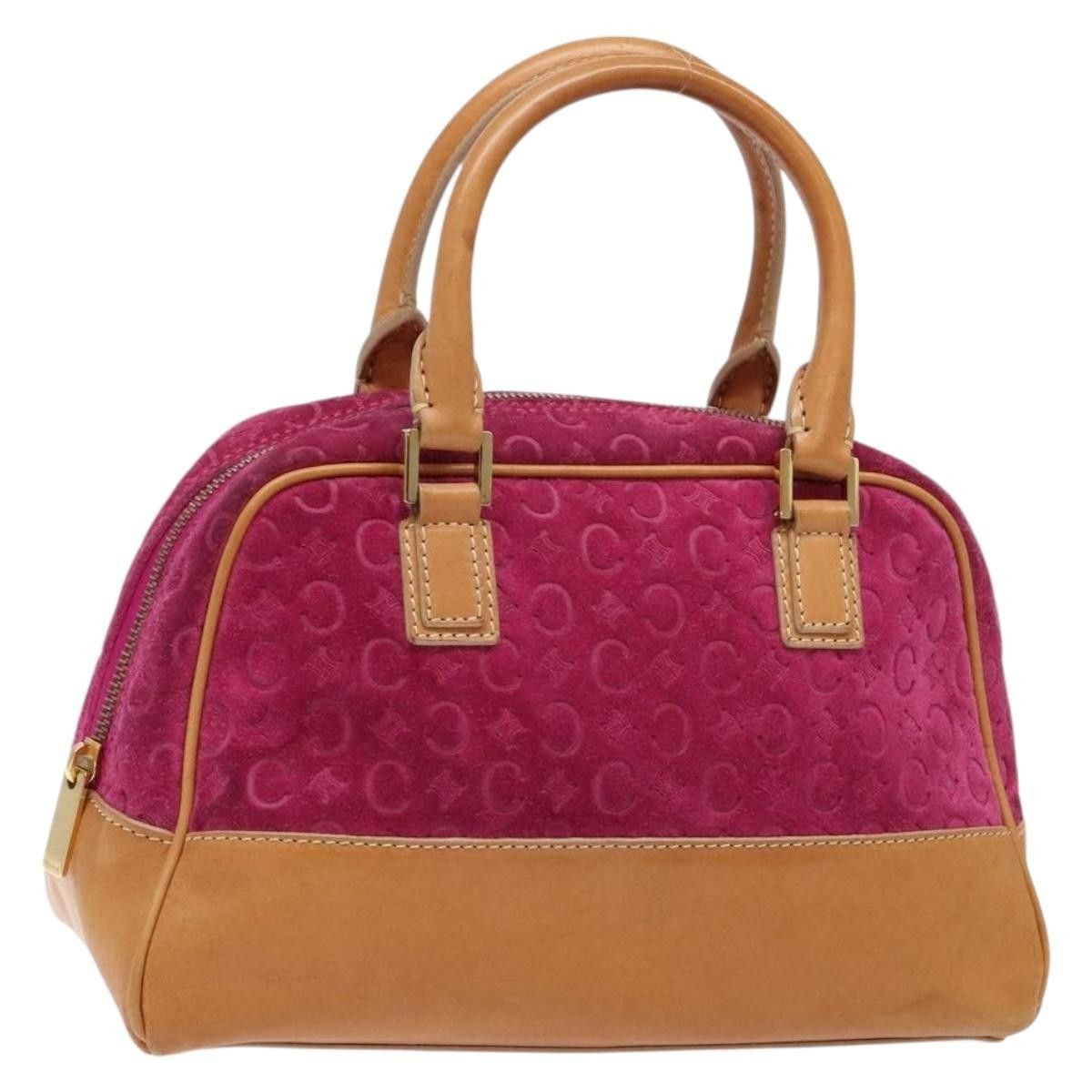 Celine Vintage Macadam Handbag C Macadam Suede