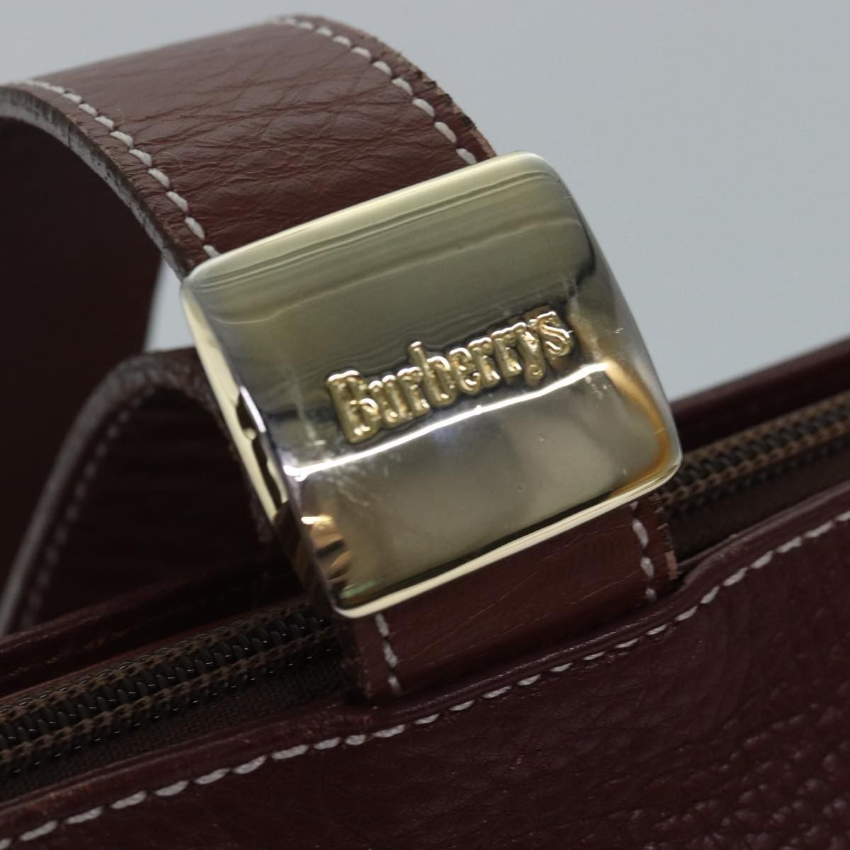 Burberry Burberry Handle Tote Leather Size ONE SIZE - 6 Thumbnail