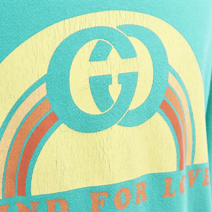 Gucci Gucci Gucci BLIND FOR LOVE GG Logo Cotton Sweatshirt Cotton Sweatshirts & Hoodies DUTY FREE for USA Size ONE SIZE - 3 Thumbnail