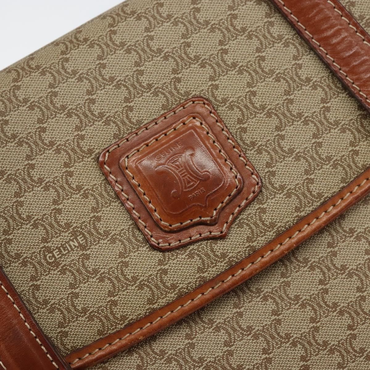 Celine Celine Vintage Macadam Handbag Canvas Size ONE SIZE - 18 Thumbnail