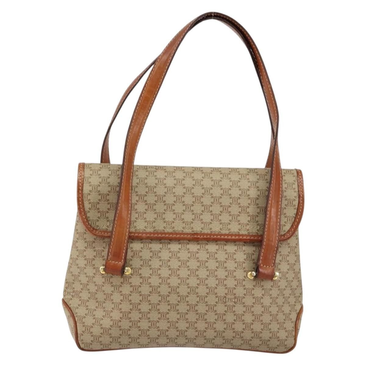 Celine Celine Vintage Macadam Handbag Canvas Size ONE SIZE - 2 Thumbnail