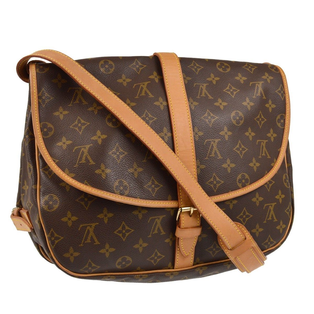 Louis Vuitton Louis Vuitton Saumur Handbag Monogram Canvas Size ONE SIZE - 2 Thumbnail