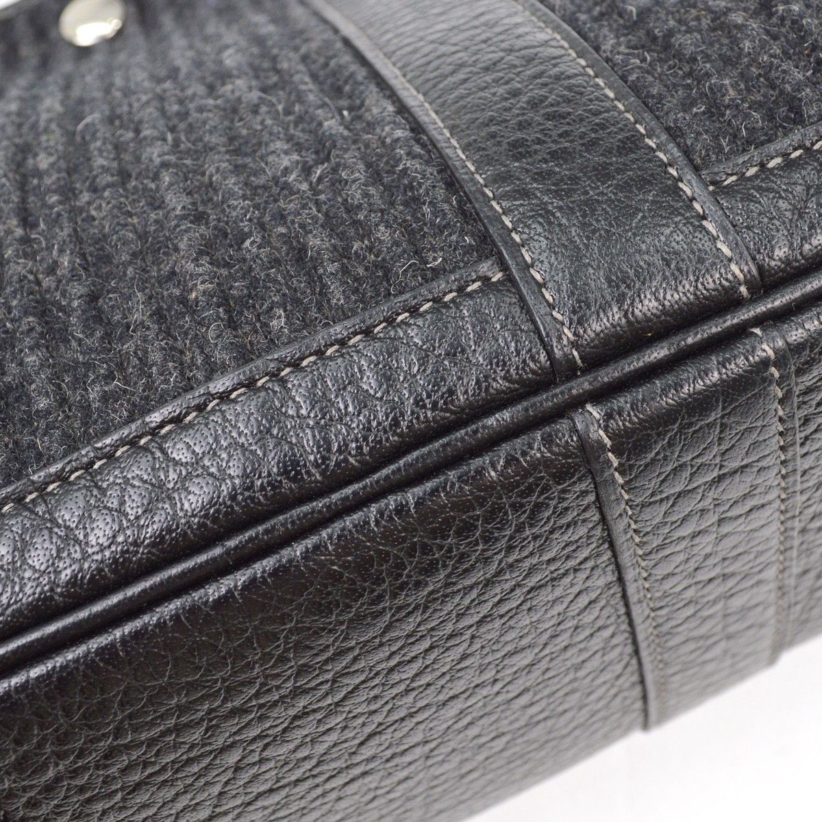 Hermes Hermes Garden Party Tote Wool and Leather Size ONE SIZE - 5 Thumbnail