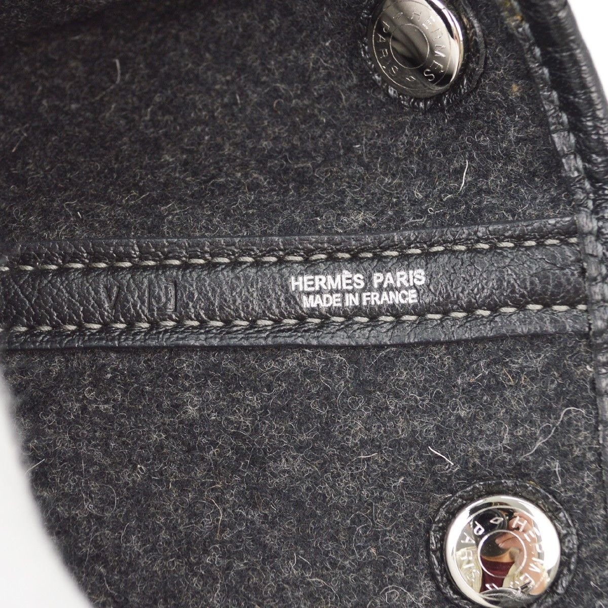 Hermes Hermes Garden Party Tote Wool and Leather Size ONE SIZE - 4 Thumbnail