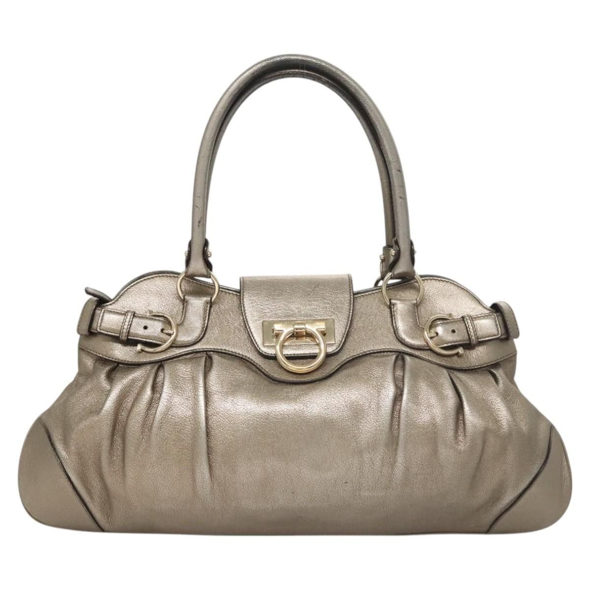 Salvatore Ferragamo Salvatore Ferragamo Marisa Crossbody Leather Size ONE SIZE - 18 Thumbnail