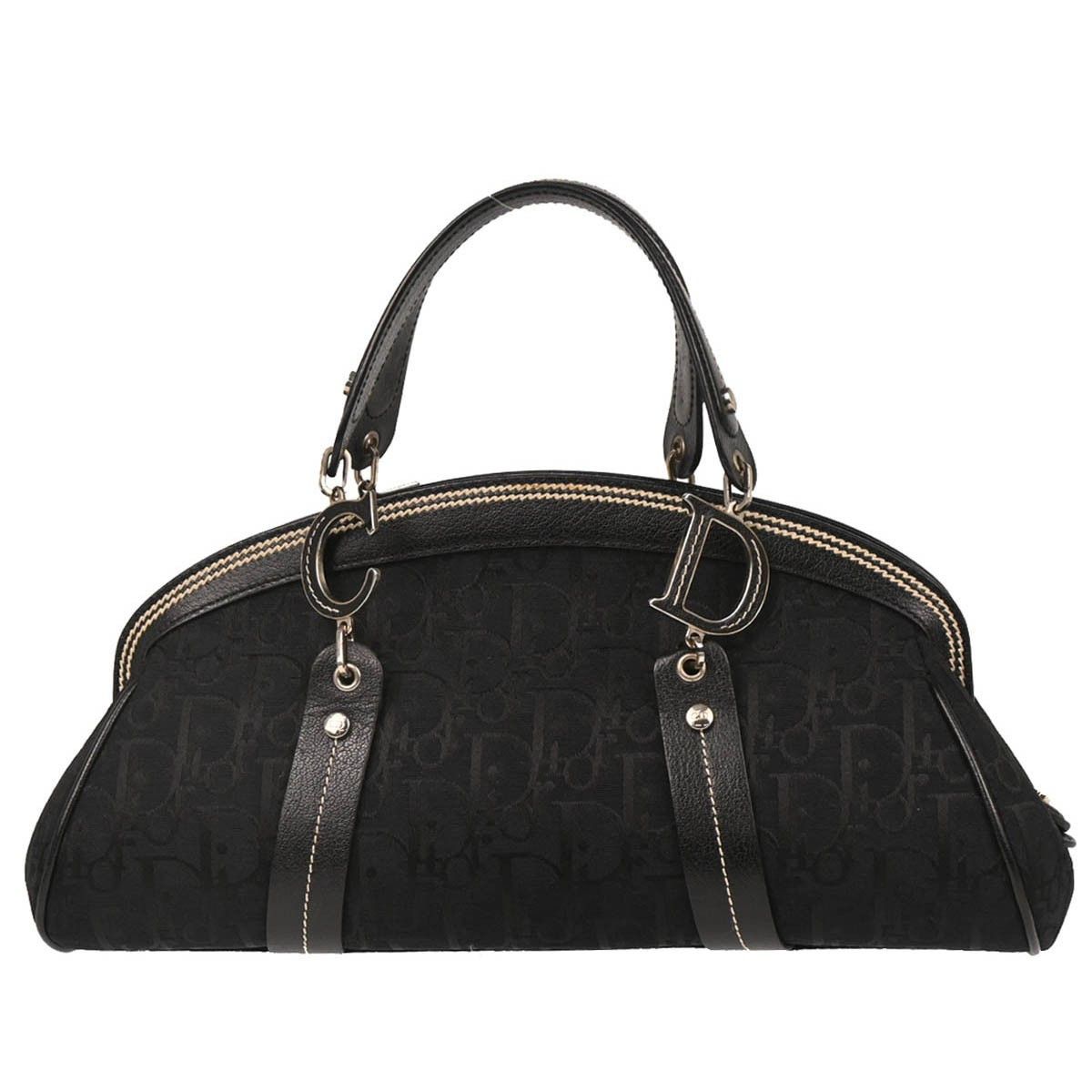 Dior Christian Dior Vintage Trotteur Bowling Bag Embroidered Diorissimo Canvas Size ONE SIZE - 2 Thumbnail