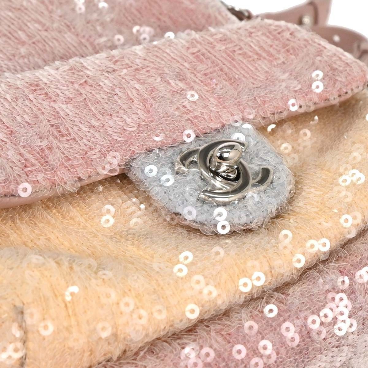 Chanel Chanel Waterfall Backpack Sequins with Leather Size ONE SIZE - 10 Thumbnail