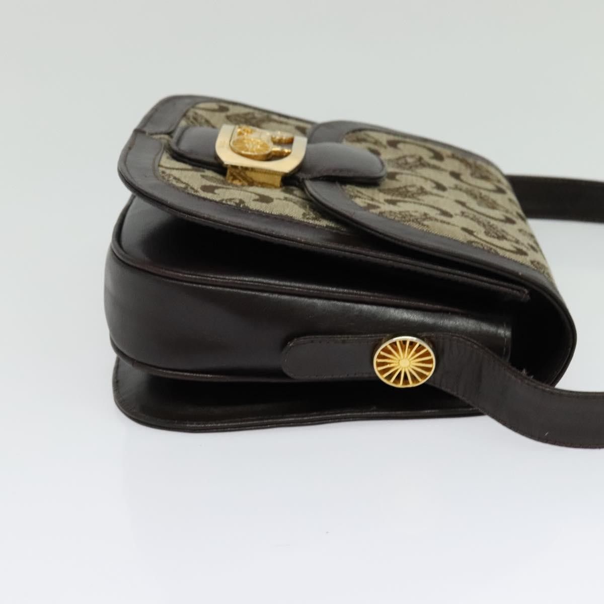 Celine Celine C Sulky Shoulder bag Canvas and Leather Size ONE SIZE - 4 Thumbnail