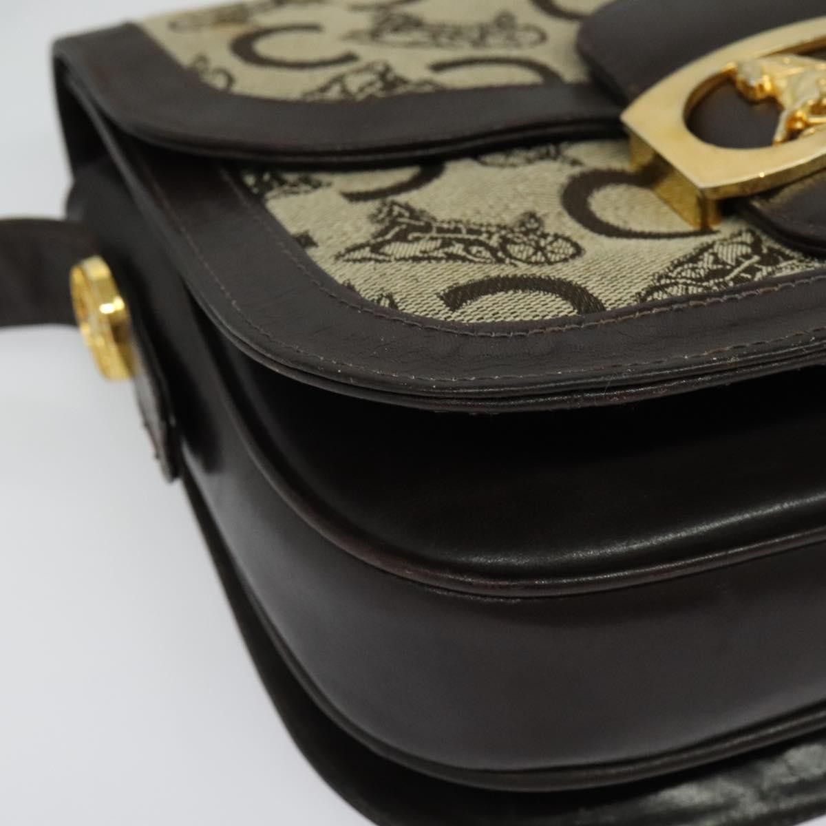 Celine Celine C Sulky Shoulder bag Canvas and Leather Size ONE SIZE - 9 Thumbnail