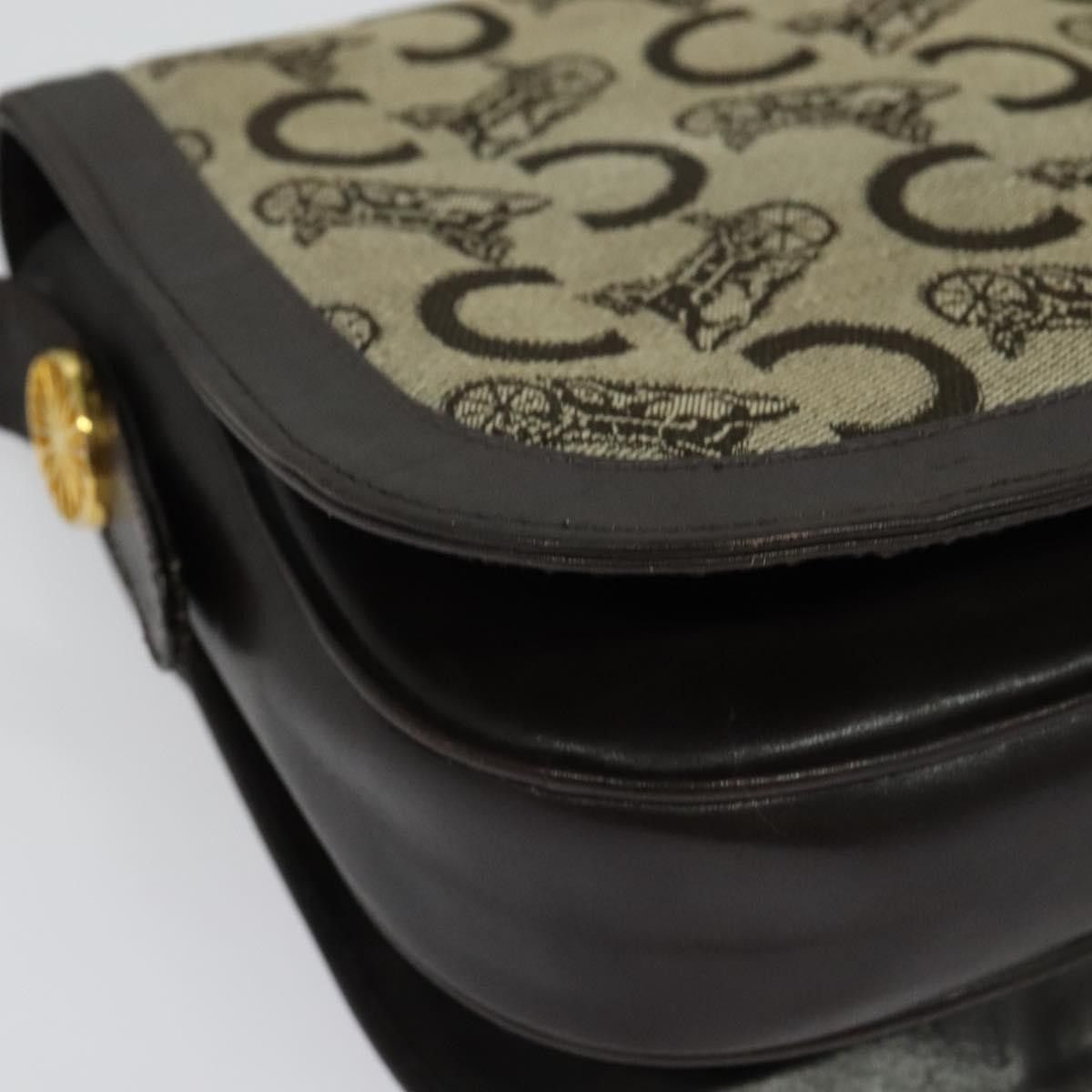 Celine Celine C Sulky Shoulder bag Canvas and Leather Size ONE SIZE - 11 Thumbnail
