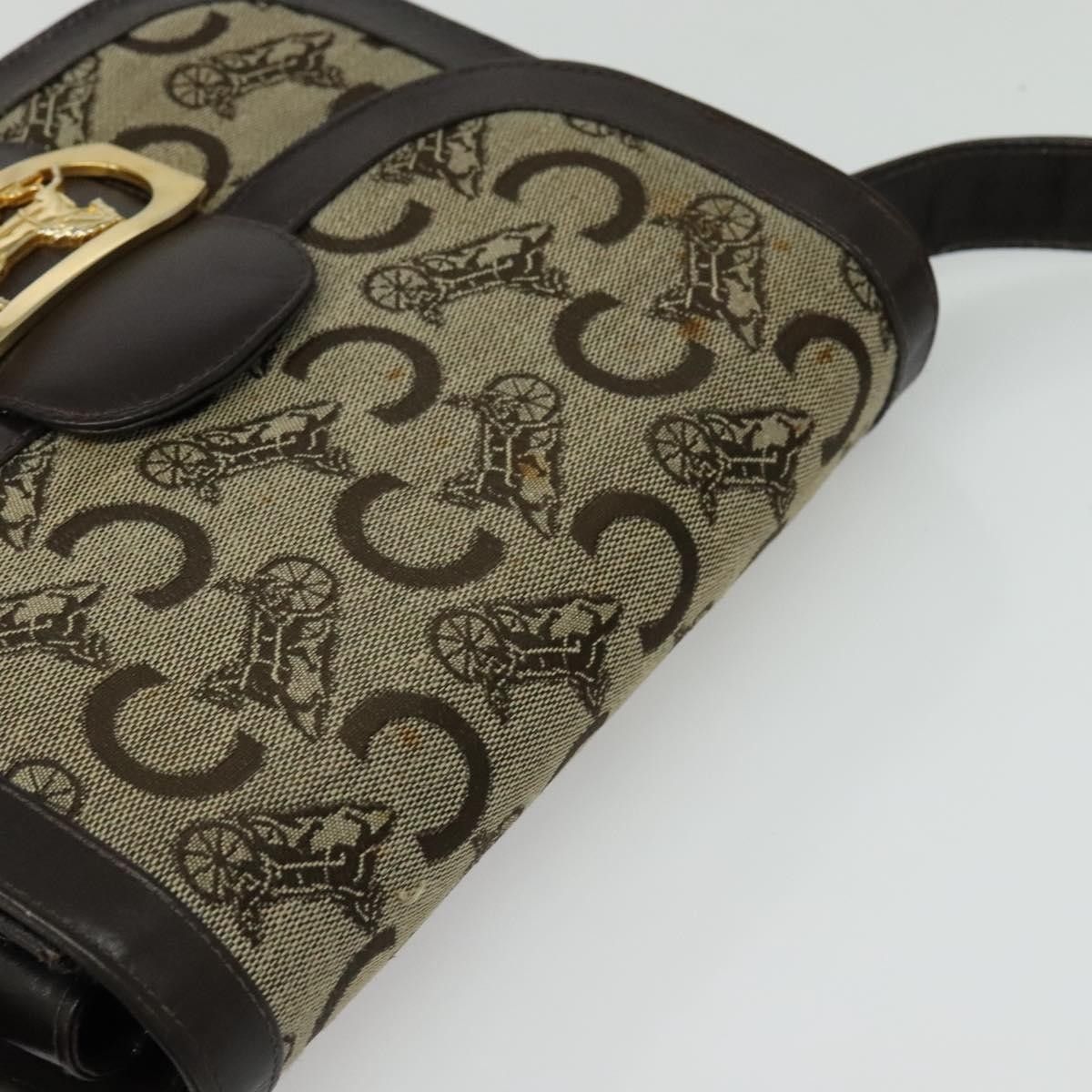 Celine Celine C Sulky Shoulder bag Canvas and Leather Size ONE SIZE - 16 Thumbnail