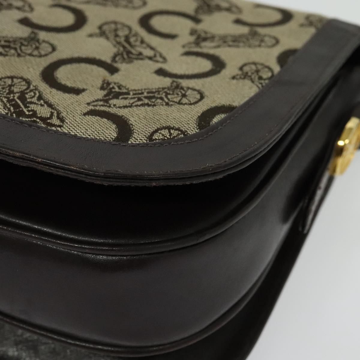 Celine Celine C Sulky Shoulder bag Canvas and Leather Size ONE SIZE - 10 Thumbnail