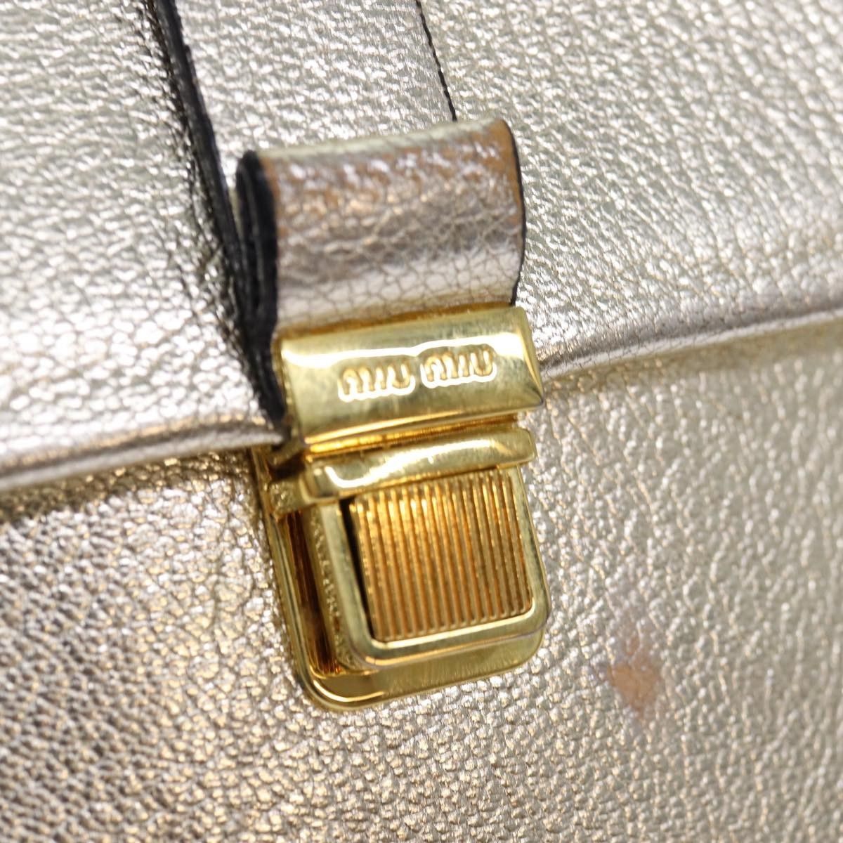 Miu Miu Miu Miu Madras Convertible Compartment Top Handle Bag Leather Size ONE SIZE - 13 Thumbnail