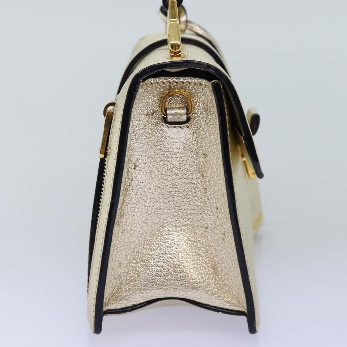 Miu Miu Miu Miu Madras Convertible Compartment Top Handle Bag Leather Size ONE SIZE - 3 Thumbnail