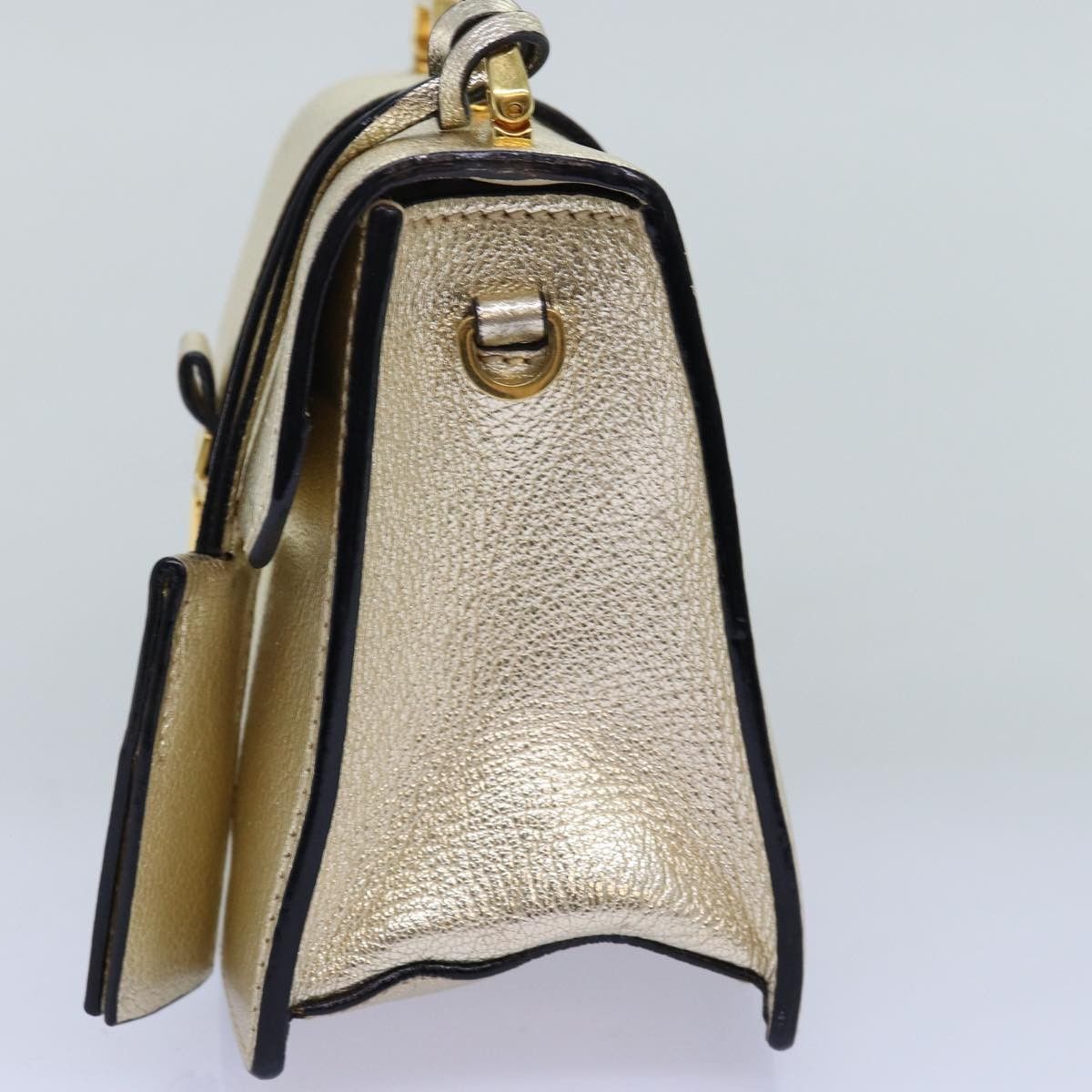 Miu Miu Miu Miu Madras Convertible Compartment Top Handle Bag Leather Size ONE SIZE - 4 Thumbnail