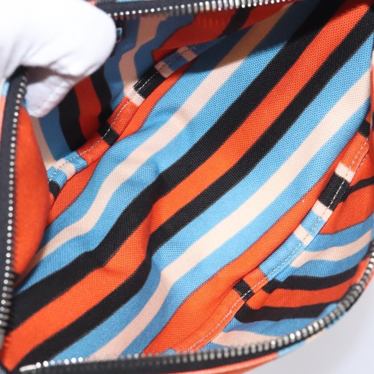 Prada Prada Triangle Logo Wristlet Pouch Canvas Size ONE SIZE - 5 Thumbnail
