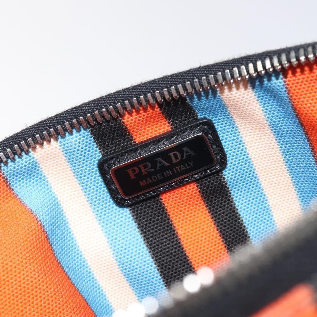 Prada Prada Triangle Logo Wristlet Pouch Canvas Size ONE SIZE - 6 Thumbnail
