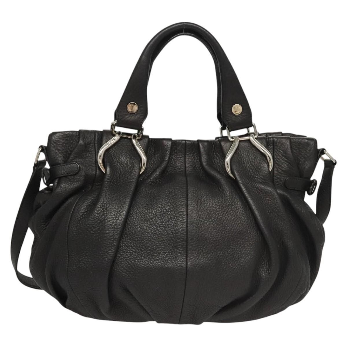 Celine Celine Pillow Handbag Leather Size ONE SIZE - 2 Thumbnail