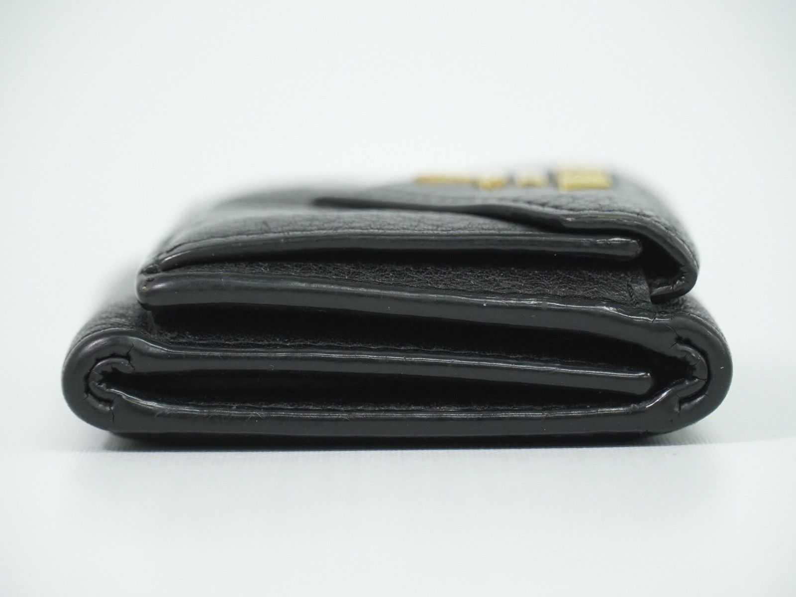 Prada Prada Trifold Wallet Vitello Grain Size ONE SIZE - 3 Thumbnail