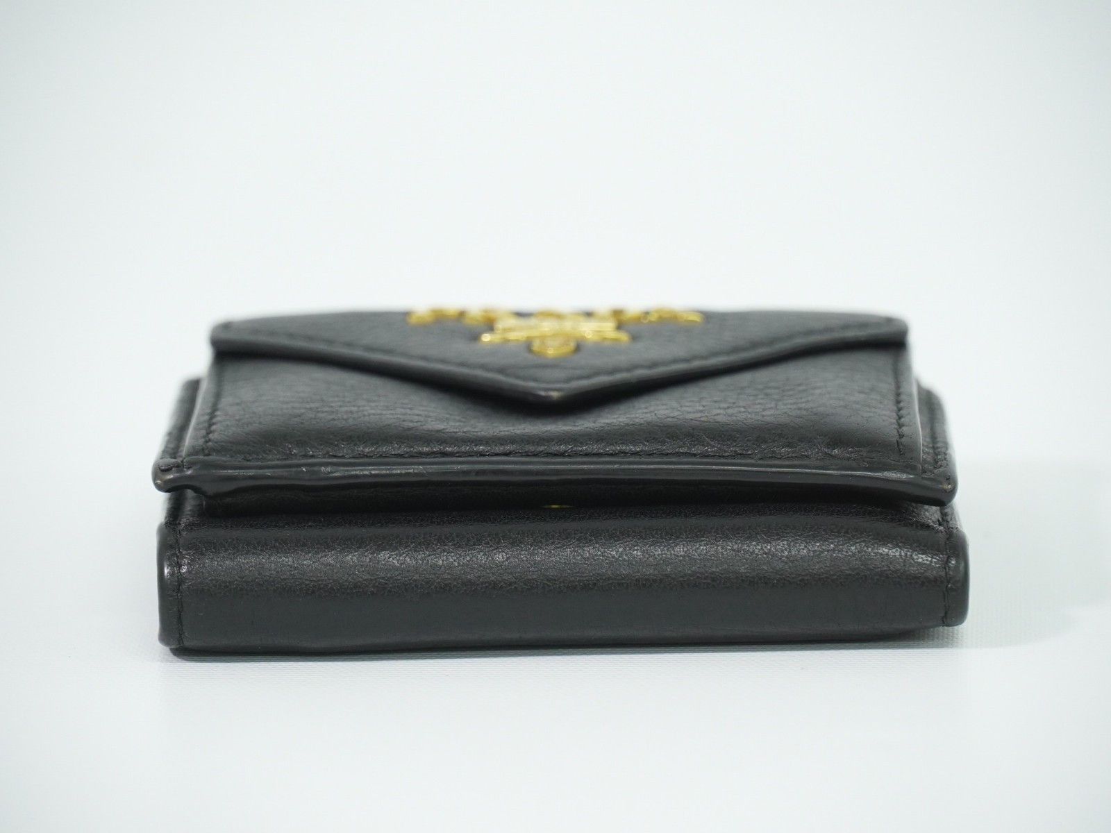 Prada Prada Trifold Wallet Vitello Grain Size ONE SIZE - 9 Thumbnail