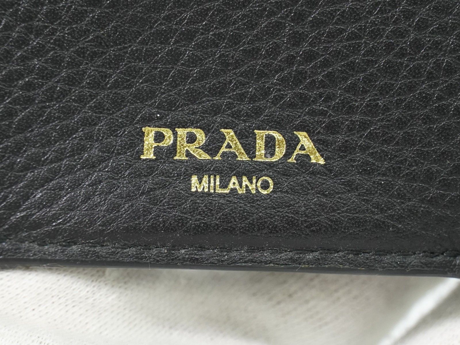 Prada Prada Trifold Wallet Vitello Grain Size ONE SIZE - 5 Thumbnail