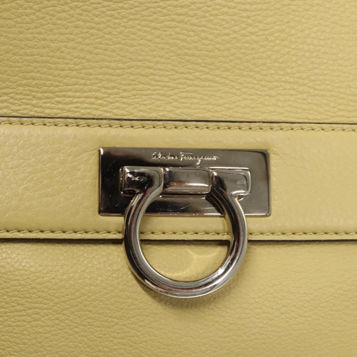 Salvatore Ferragamo Salvatore Ferragamo Gancini handbag Leather Size ONE SIZE - 18 Thumbnail