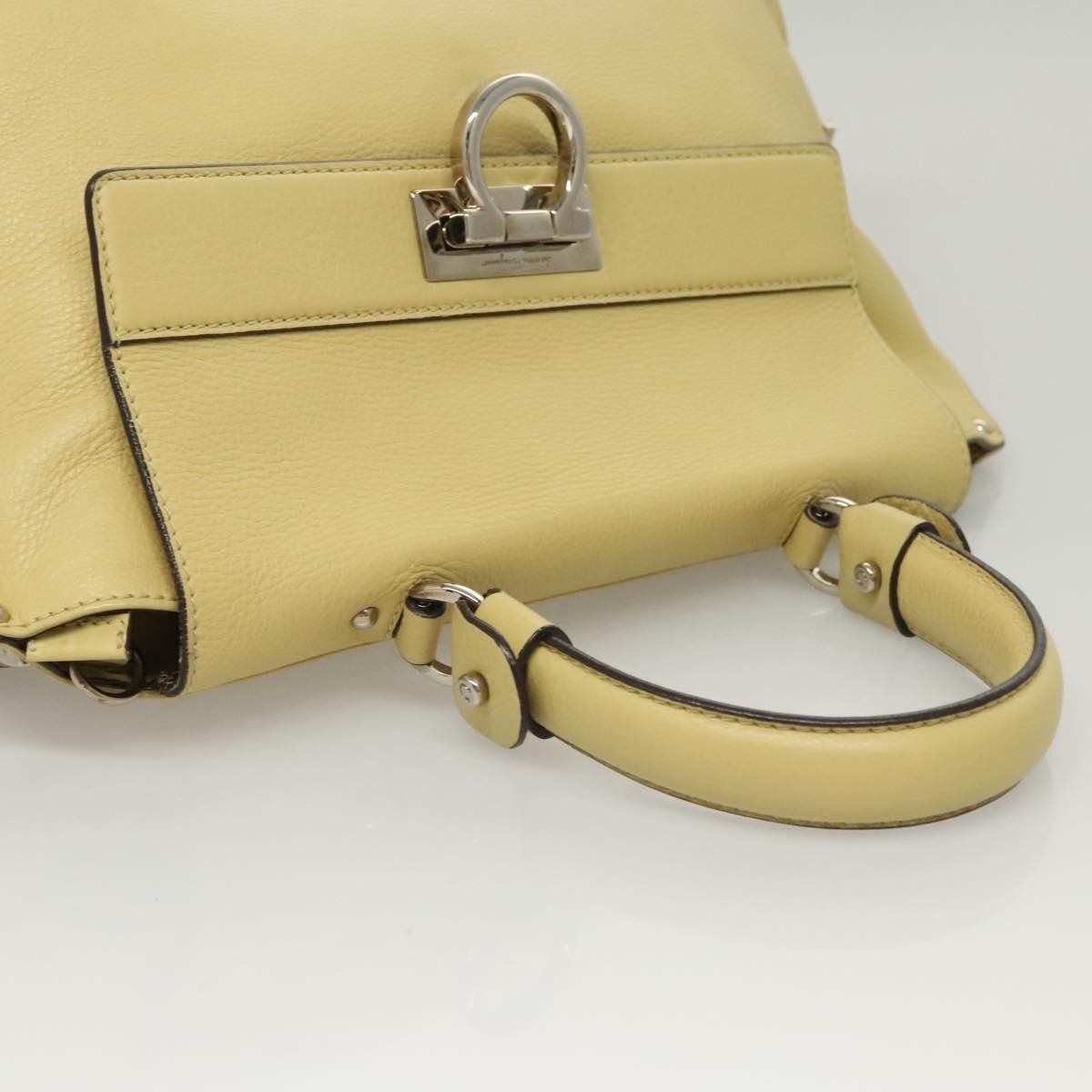 Salvatore Ferragamo Salvatore Ferragamo Gancini handbag Leather Size ONE SIZE - 8 Thumbnail