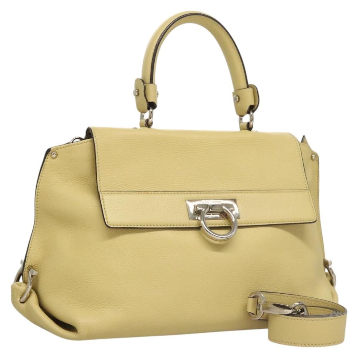 Salvatore Ferragamo Salvatore Ferragamo Gancini handbag Leather Size ONE SIZE - 13 Thumbnail