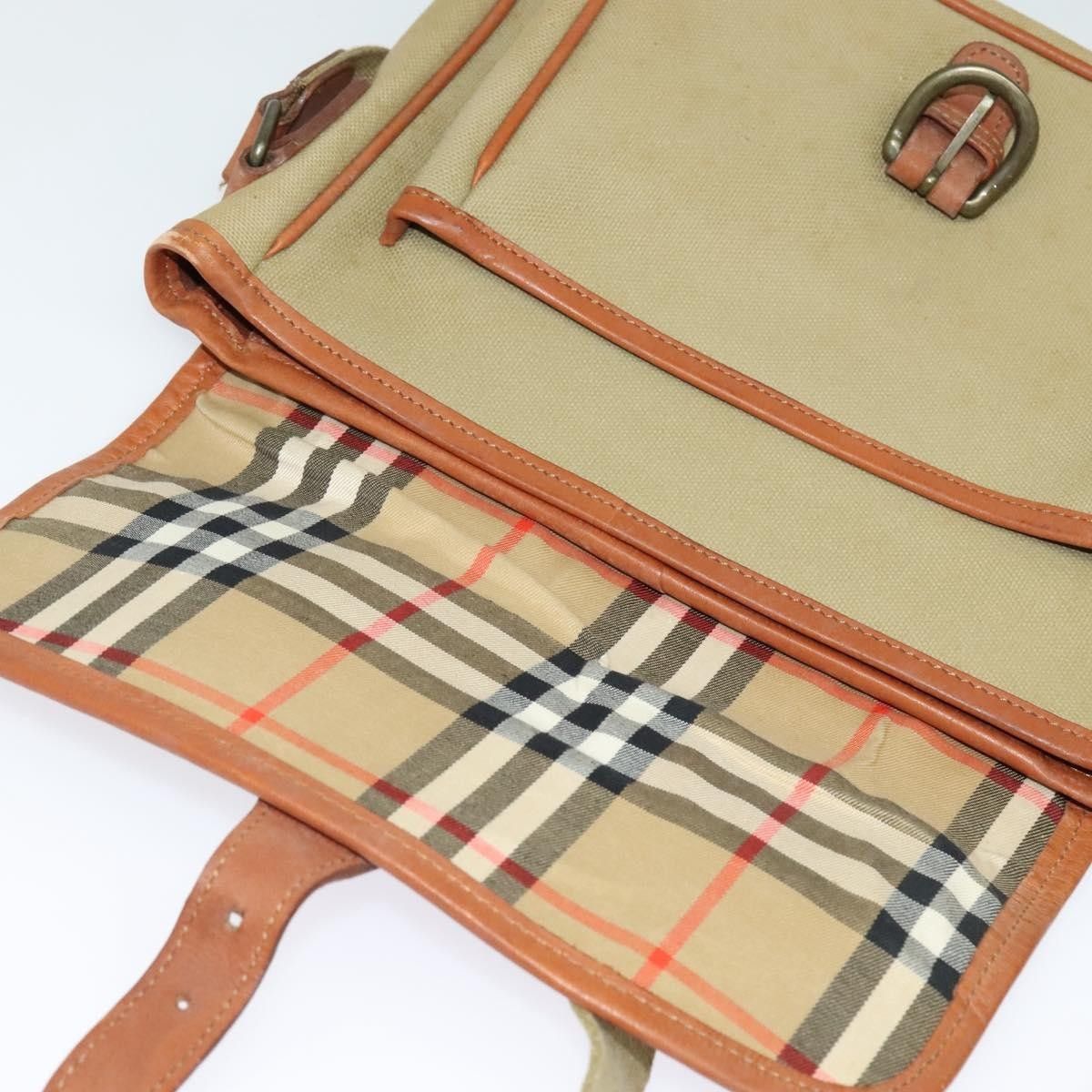 Burberry Burberry Front Pocket Messenger Canvas Size ONE SIZE - 16 Thumbnail