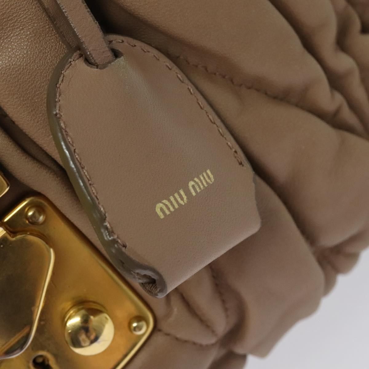 Miu Miu Miu Miu Coffer Convertible Satchel Leather Size ONE SIZE - 13 Thumbnail