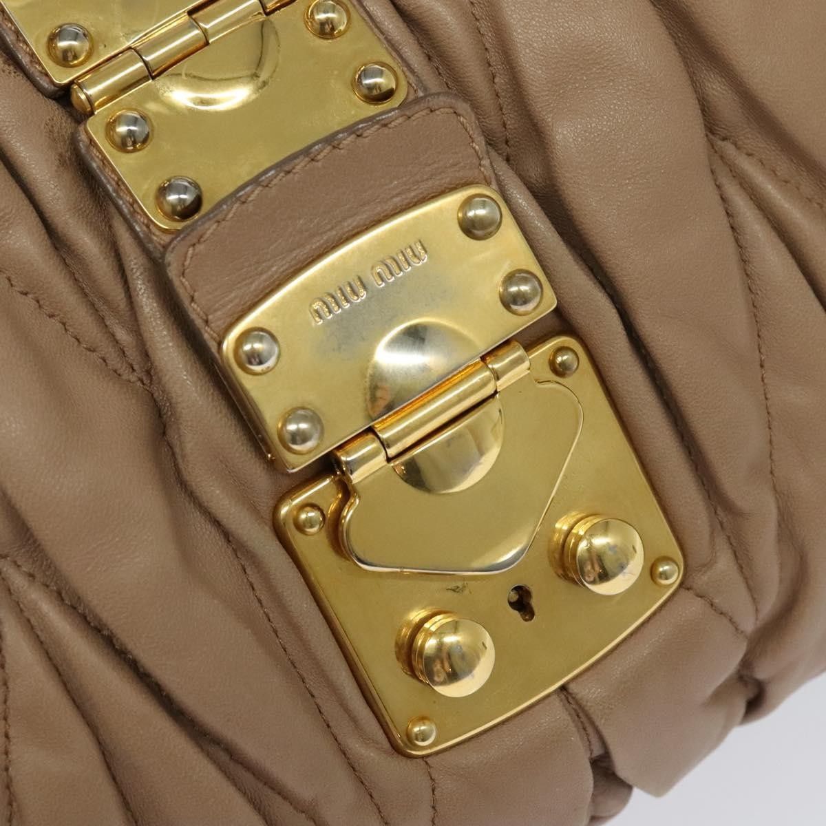 Miu Miu Miu Miu Coffer Convertible Satchel Leather Size ONE SIZE - 17 Thumbnail