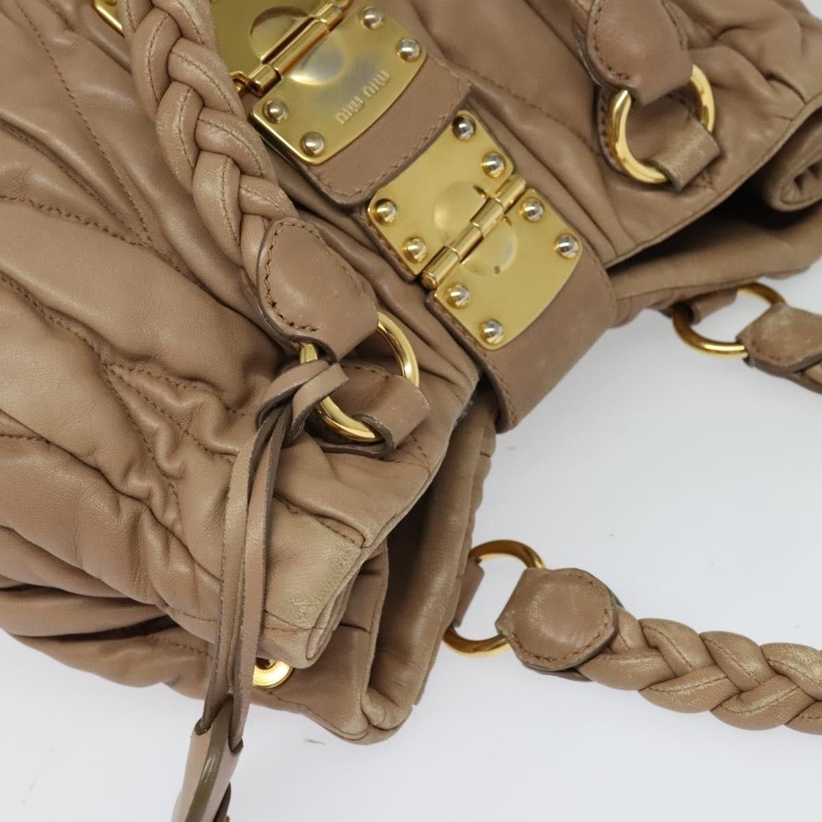 Miu Miu Miu Miu Coffer Convertible Satchel Leather Size ONE SIZE - 16 Thumbnail