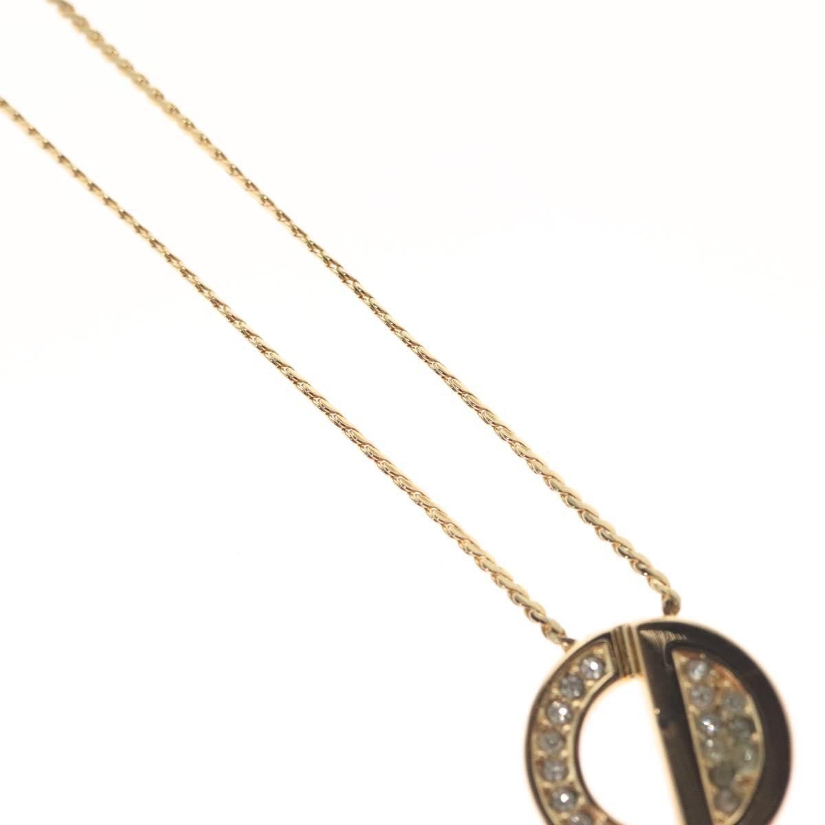 Dior Christian Dior CD Pendant Necklace Metal and Crystals Size ONE SIZE - 8 Thumbnail