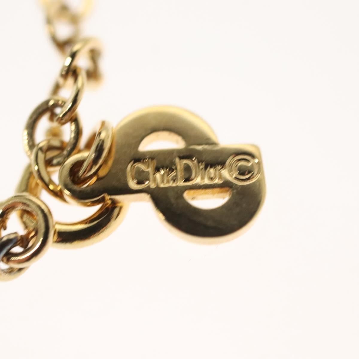 Dior Christian Dior CD Pendant Necklace Metal and Crystals Size ONE SIZE - 4 Thumbnail