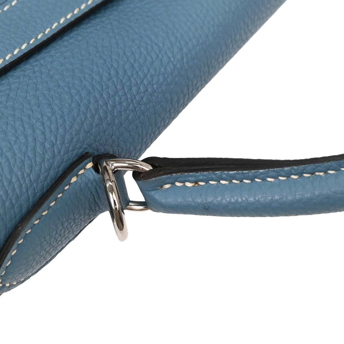 Hermes Hermes Contour Kelly Bag Blue Epsom with Gold Hardware Size ONE SIZE - 6 Thumbnail