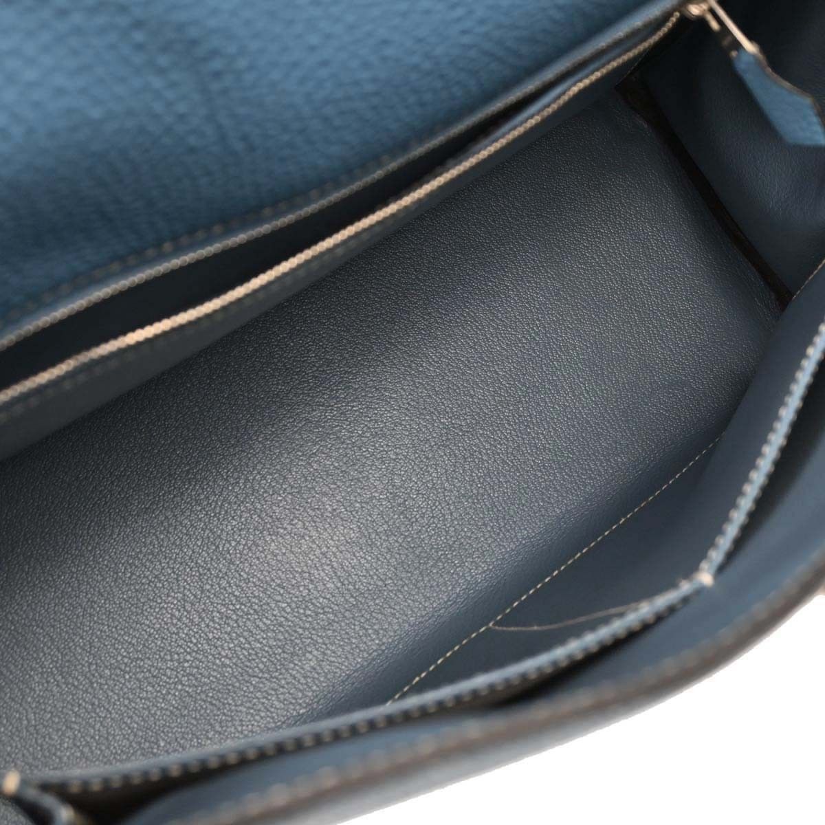 Hermes Hermes Contour Kelly Bag Blue Epsom with Gold Hardware Size ONE SIZE - 3 Thumbnail