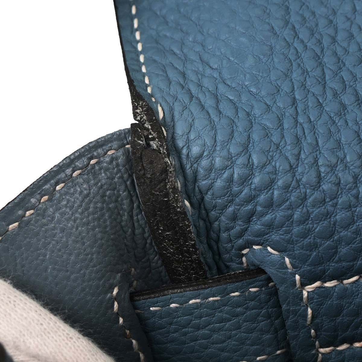 Hermes Hermes Contour Kelly Bag Blue Epsom with Gold Hardware Size ONE SIZE - 10 Thumbnail