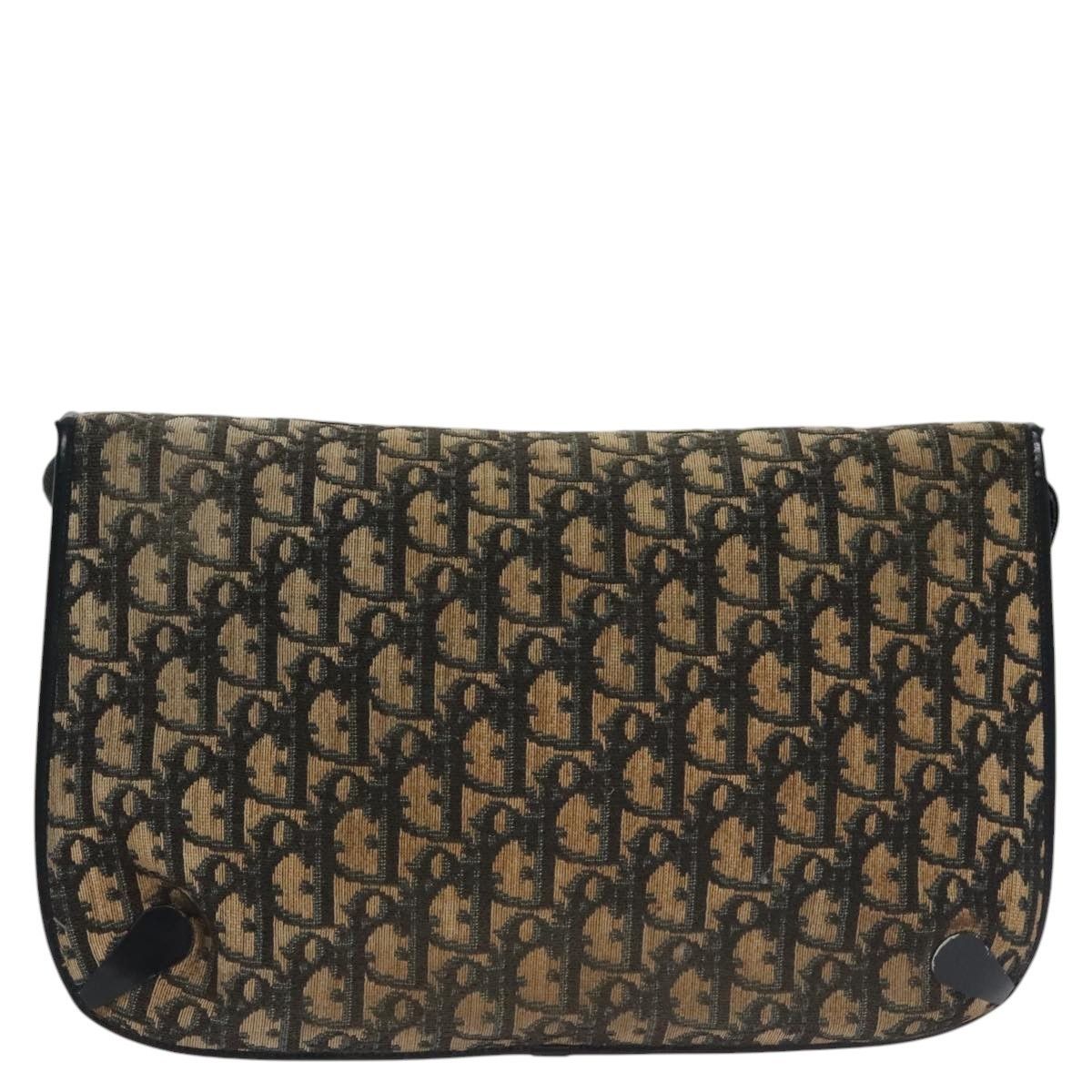 Dior Christian Dior Vintage Trotter Shoulder Bag Canvas Size ONE SIZE - 2 Thumbnail
