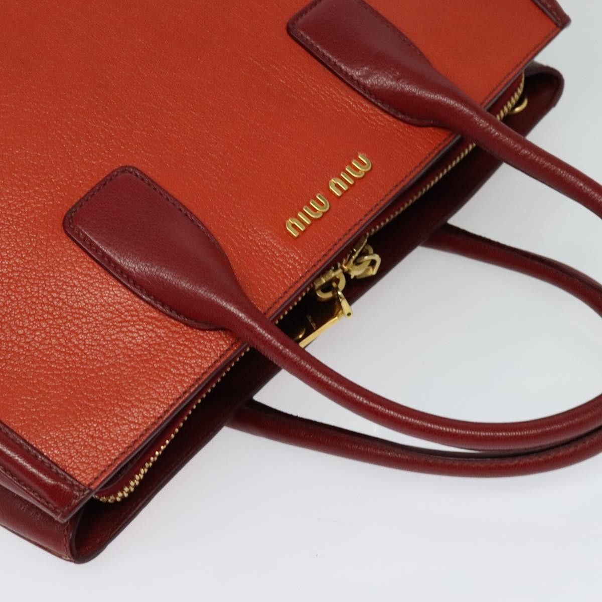 Miu Miu Miu Miu Zip Tote Leather Size ONE SIZE - 17 Thumbnail