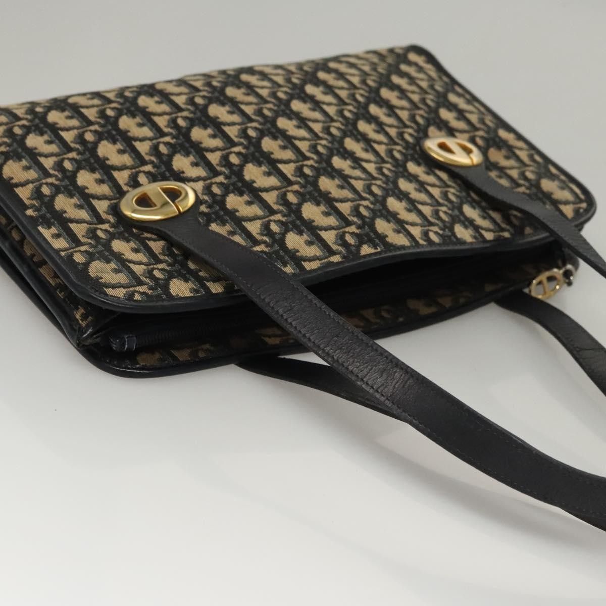 Dior Christian Dior Vintage Trotter Shoulder Bag Canvas Size ONE SIZE - 14 Thumbnail