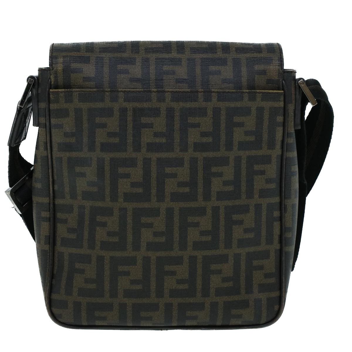 Fendi Fendi Flap Messenger Bag Zucca Coated Canvas Size ONE SIZE - 2 Thumbnail