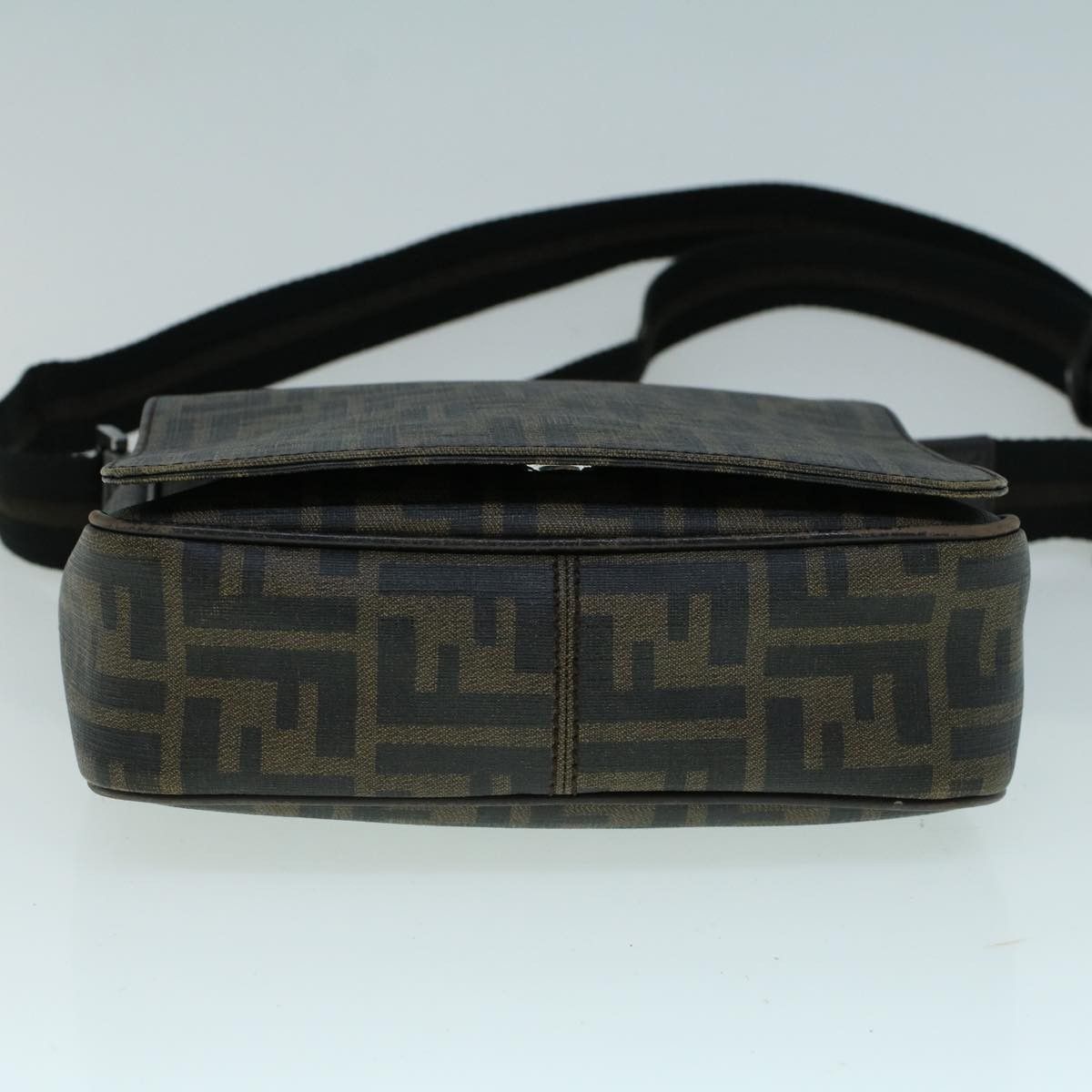 Fendi Fendi Flap Messenger Bag Zucca Coated Canvas Size ONE SIZE - 18 Thumbnail
