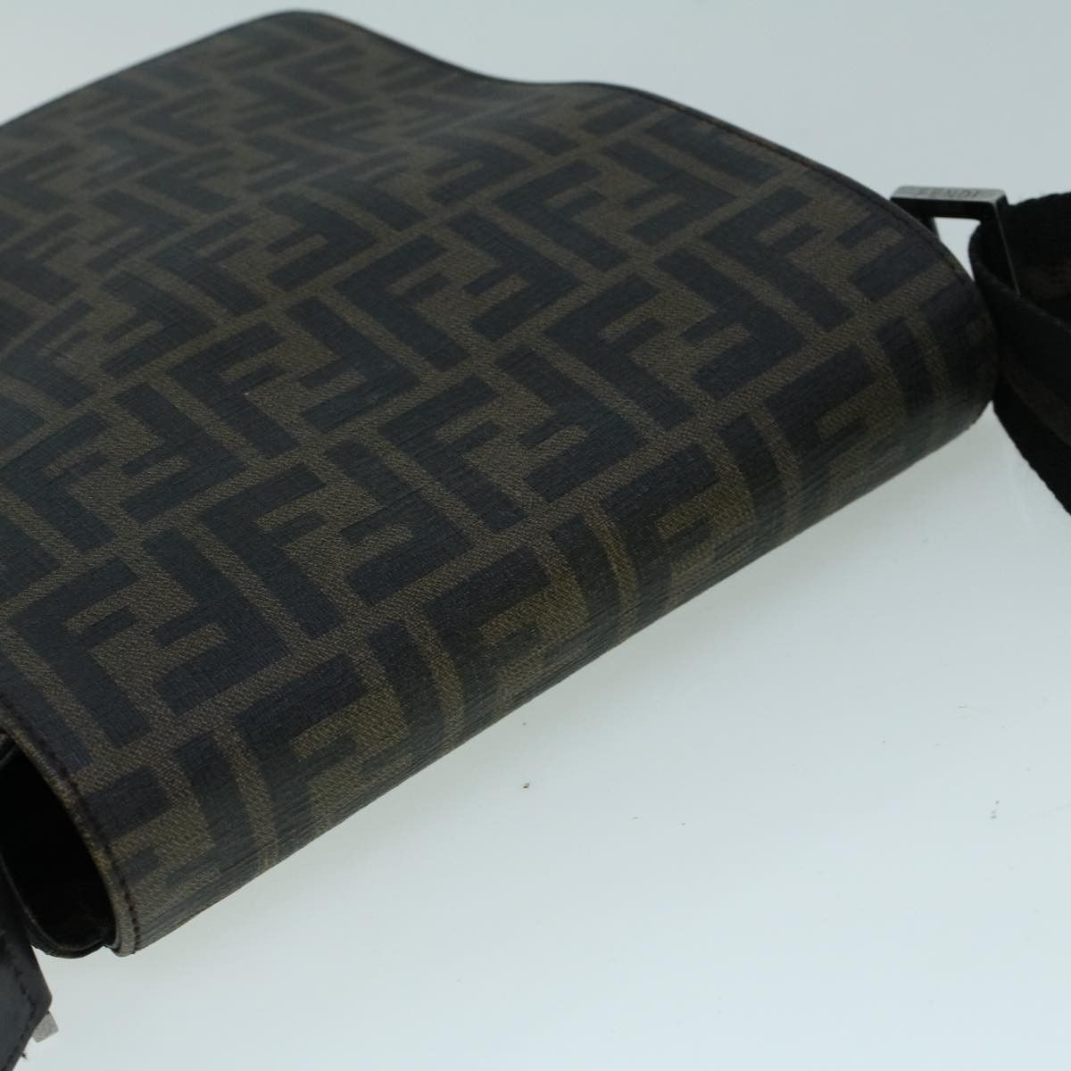 Fendi Fendi Flap Messenger Bag Zucca Coated Canvas Size ONE SIZE - 15 Thumbnail